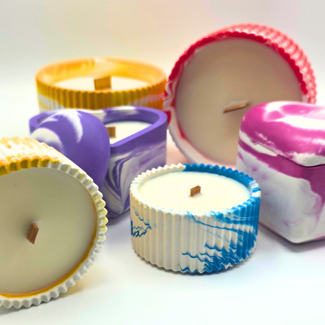 Lumânare artizanală "Mom Fuel" în vas ediție limitată