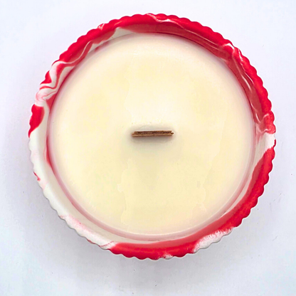 Lumânare artizanală "Mom's spa moment" | Iasomie, Lăcrămioară, Mușcată, Patchouli